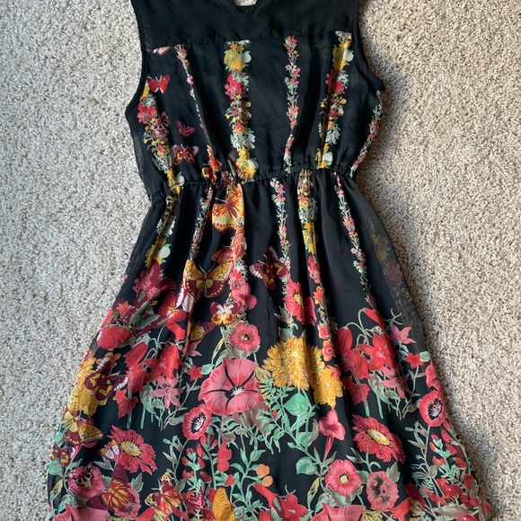 Floral black dress - Picture 5 of 5